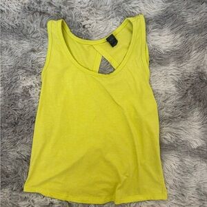 Lime Green Wrap Back Tank Top